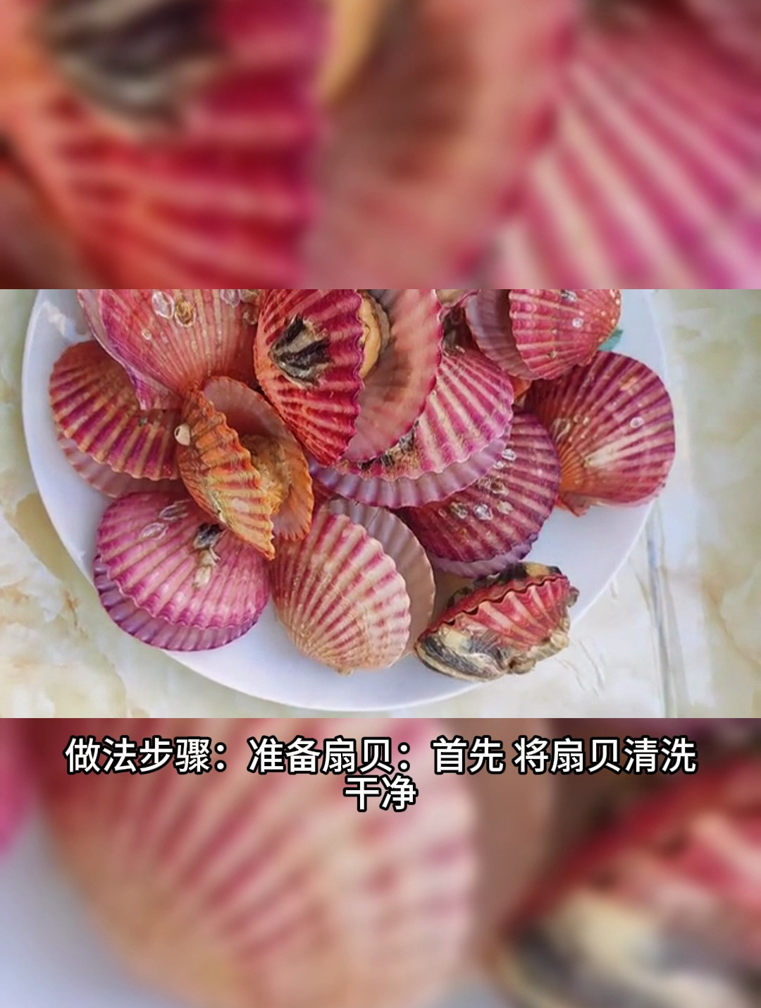清蒸扇贝的做法和步骤