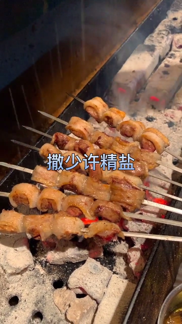 创意菜烤油包肝,真实来说,这是模仿新疆那边的一道菜式