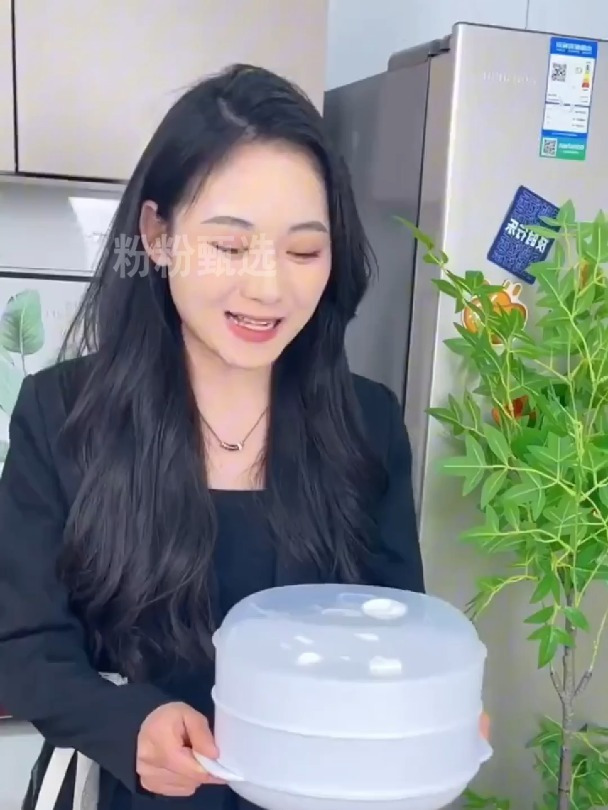 微波炉热馒头总是硬邦邦的,搭配这样一个专用蒸笼,太完美了