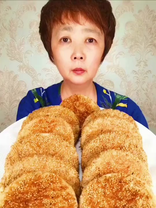 芝麻酱发面饼 美食