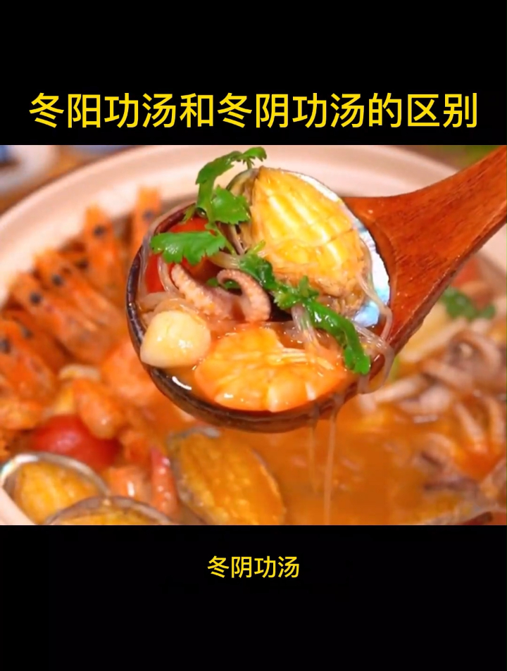 冬阳功汤和冬阴功汤的区别