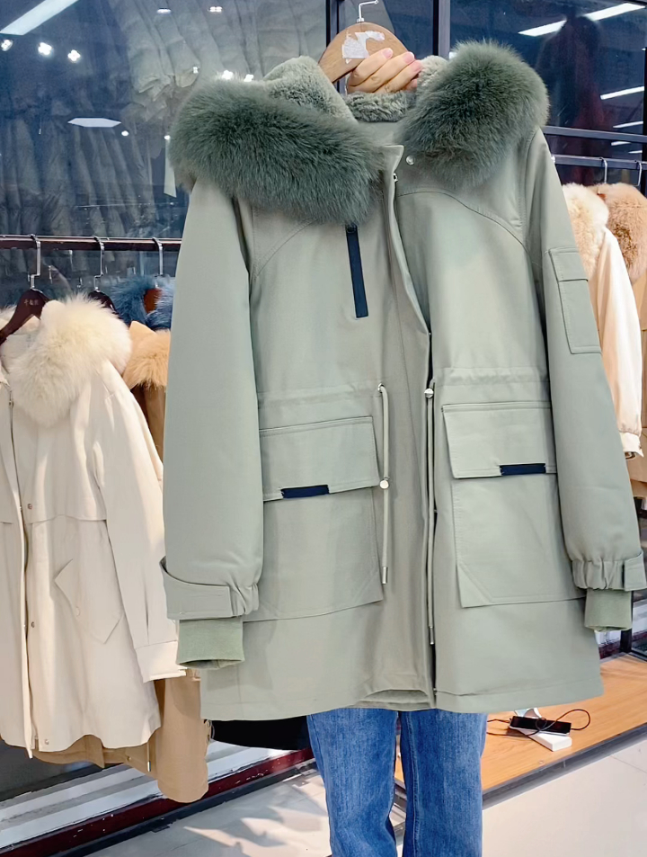 武汉贝芙妮女装冬季休闲派克服品牌折扣女装尾货批发