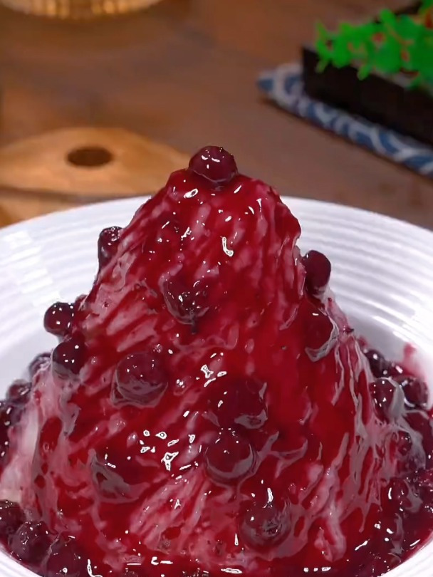 山药别再煮着吃了,像我这样做个蓝莓山药吧