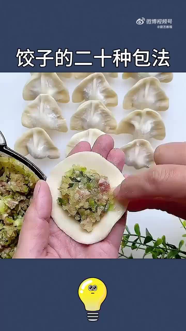 饺子的二十种包法,总有一种是你喜欢的!