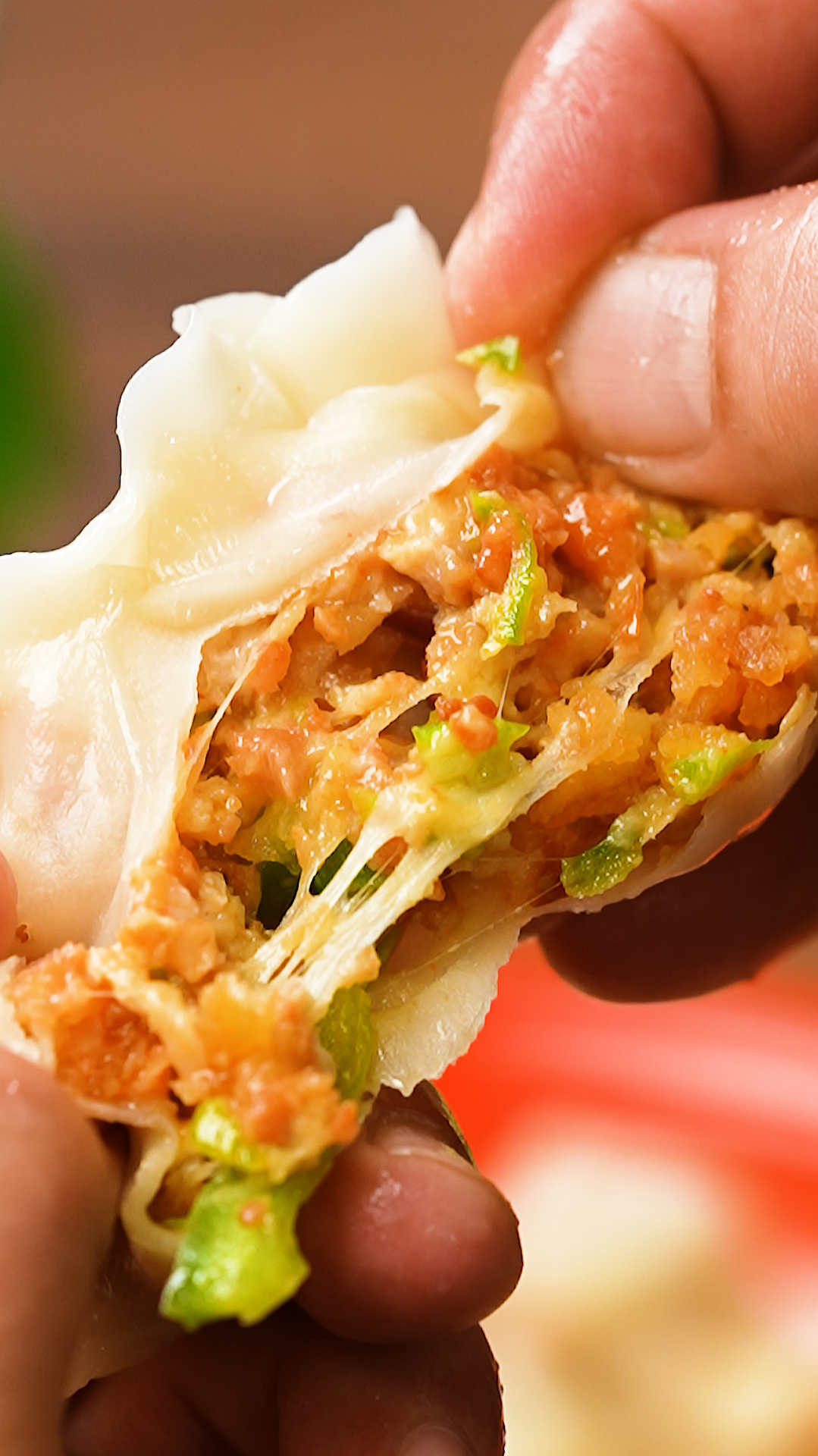 奥尔良鸡腿饺子太香了!你一定没吃过的神仙饺子吃法!