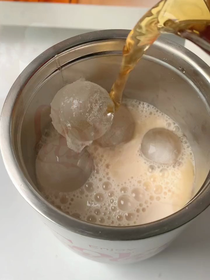 情侣杯燕麦奶茶+燕麦拿铁