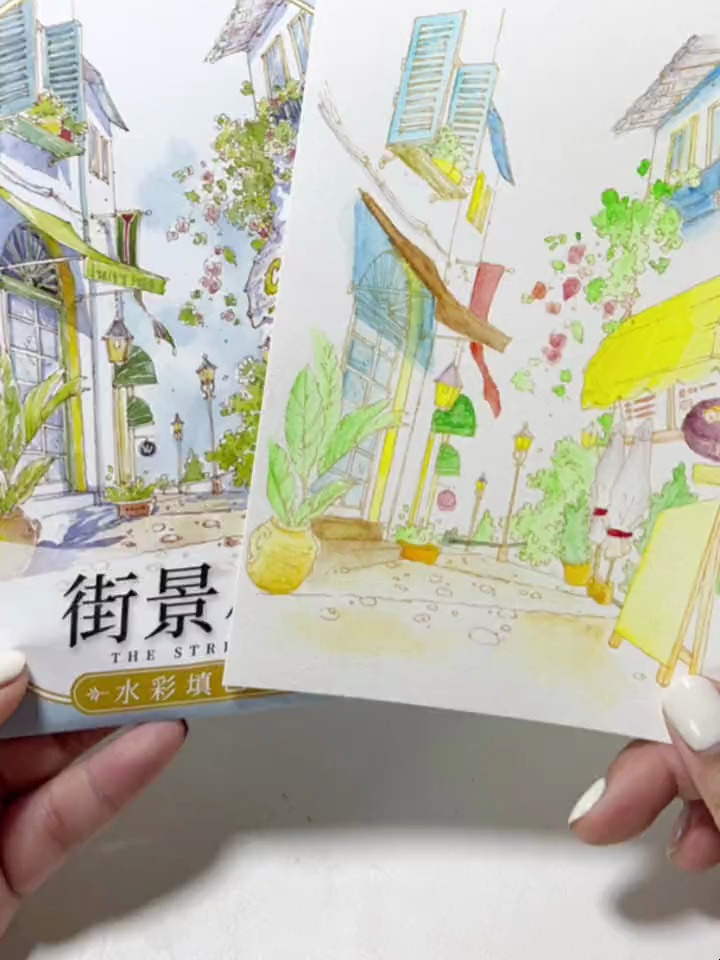 回家路上的街景和小店