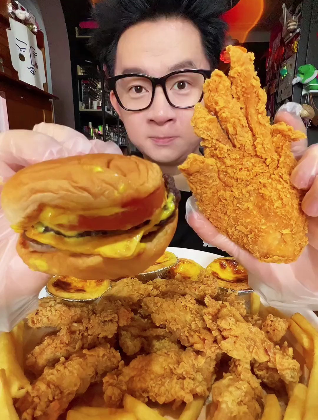 肯德基汉堡炸鸡薯条蛋挞鸡排
