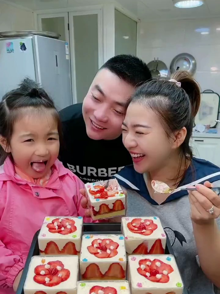 草莓蛋糕 孩子老婆都爱吃