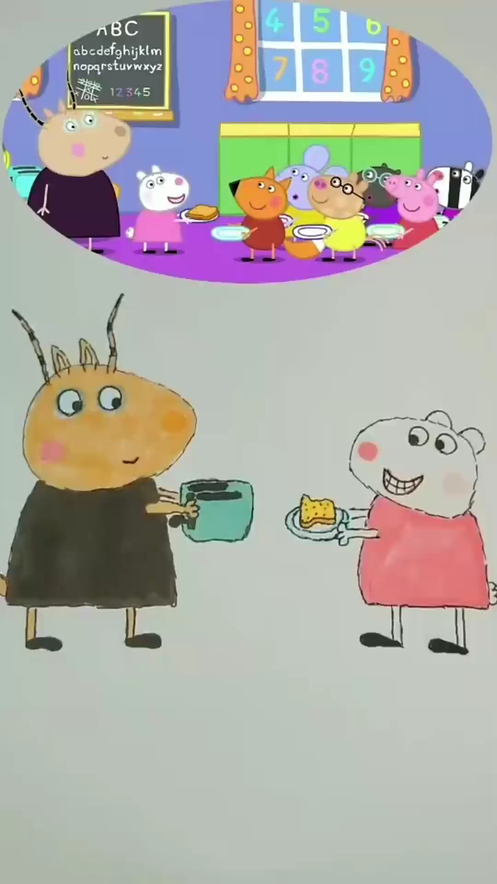 寥寥简笔画:烤面包