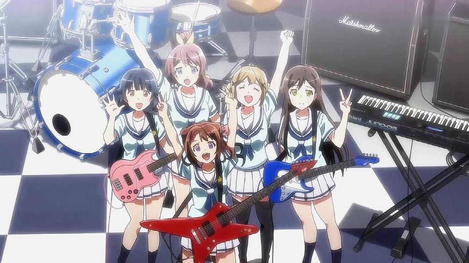 [图]BanG Dream!“Poppin'Party”五人实现梦想成功live感人片段