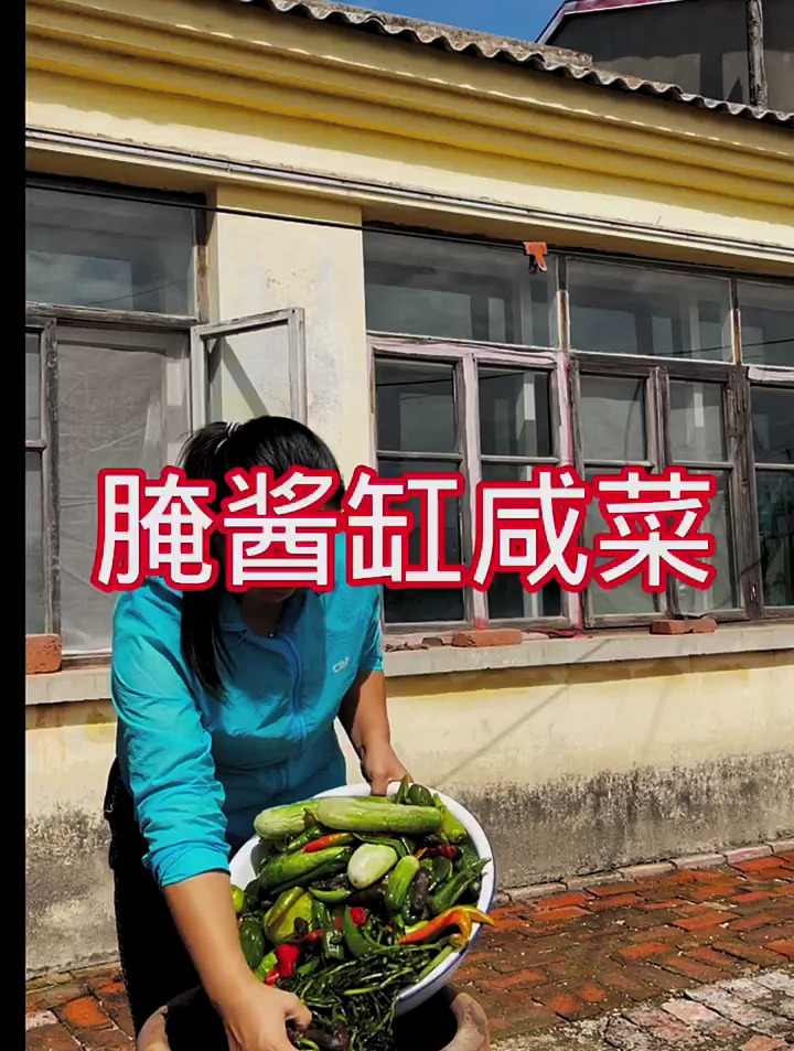 腌点酱缸咸菜。