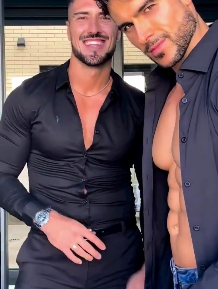 欧美帅哥 肌肉男神 正装控 肌肉男正装舞动