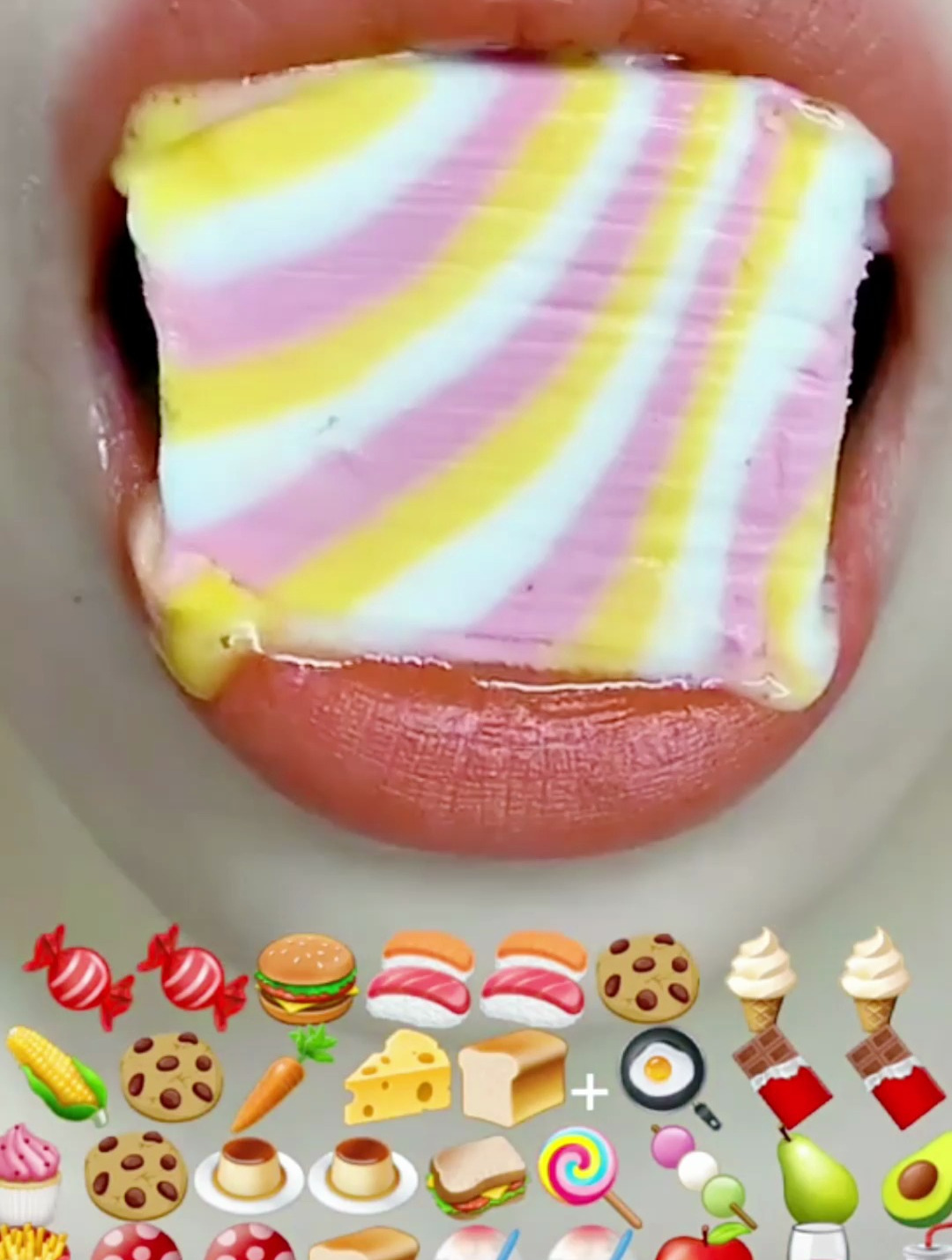 冰淇淋 棉花糖 彩针糖 巧克力