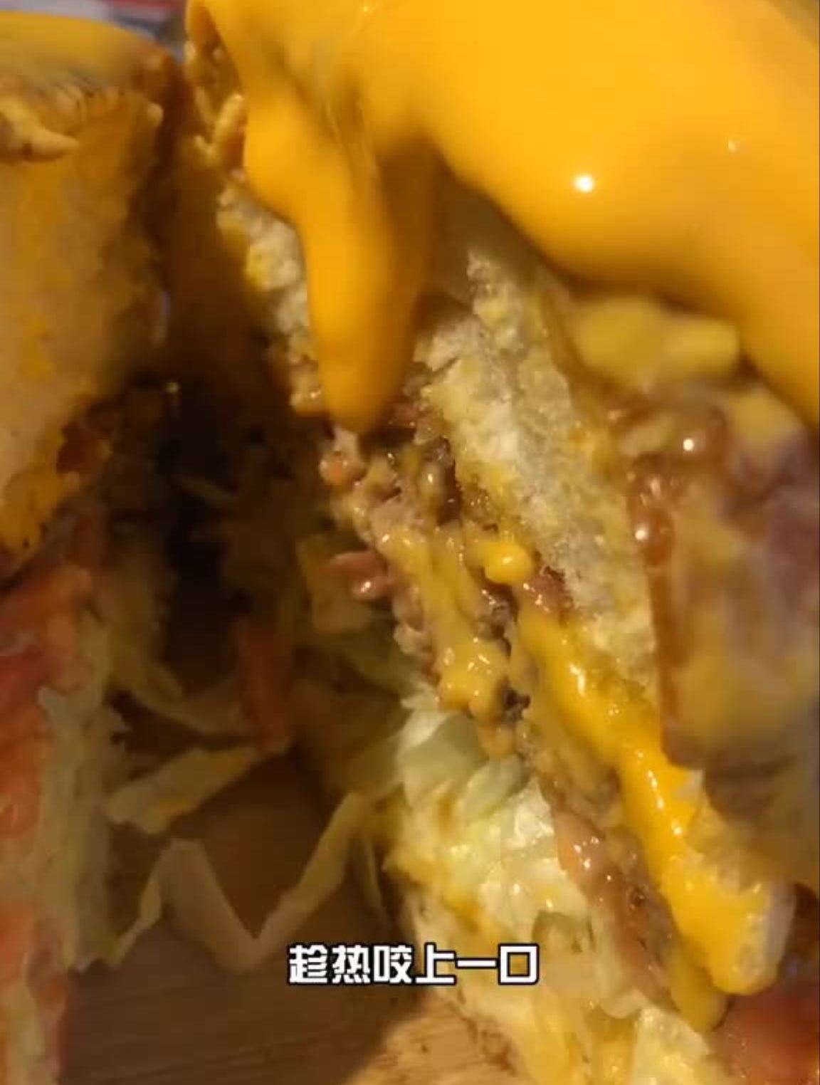 汉堡吃的太过瘾了我的生活日记我和我的家乡美食印象黑龙江