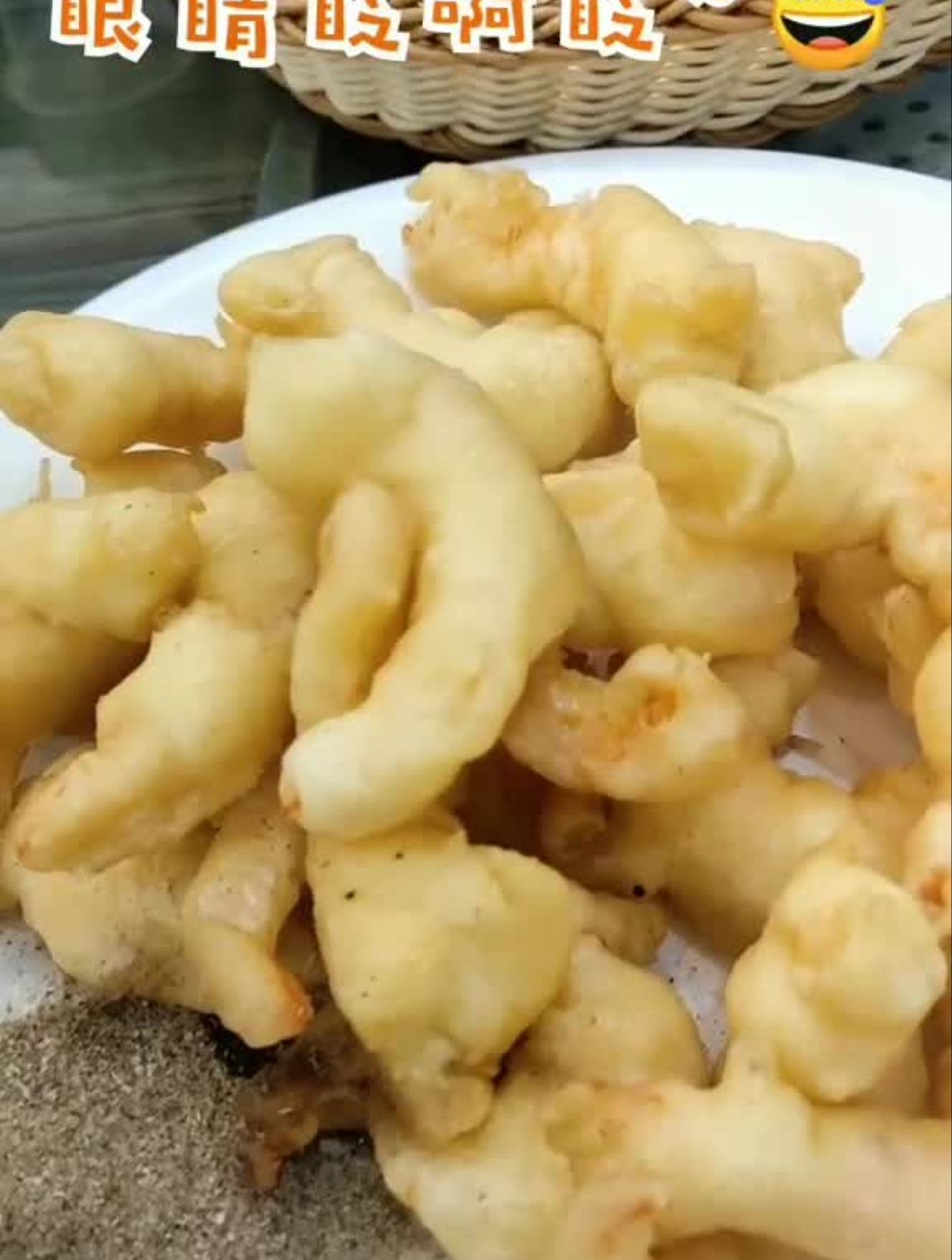 青岛银滴炸虾仁香酥鸡,老傲探店