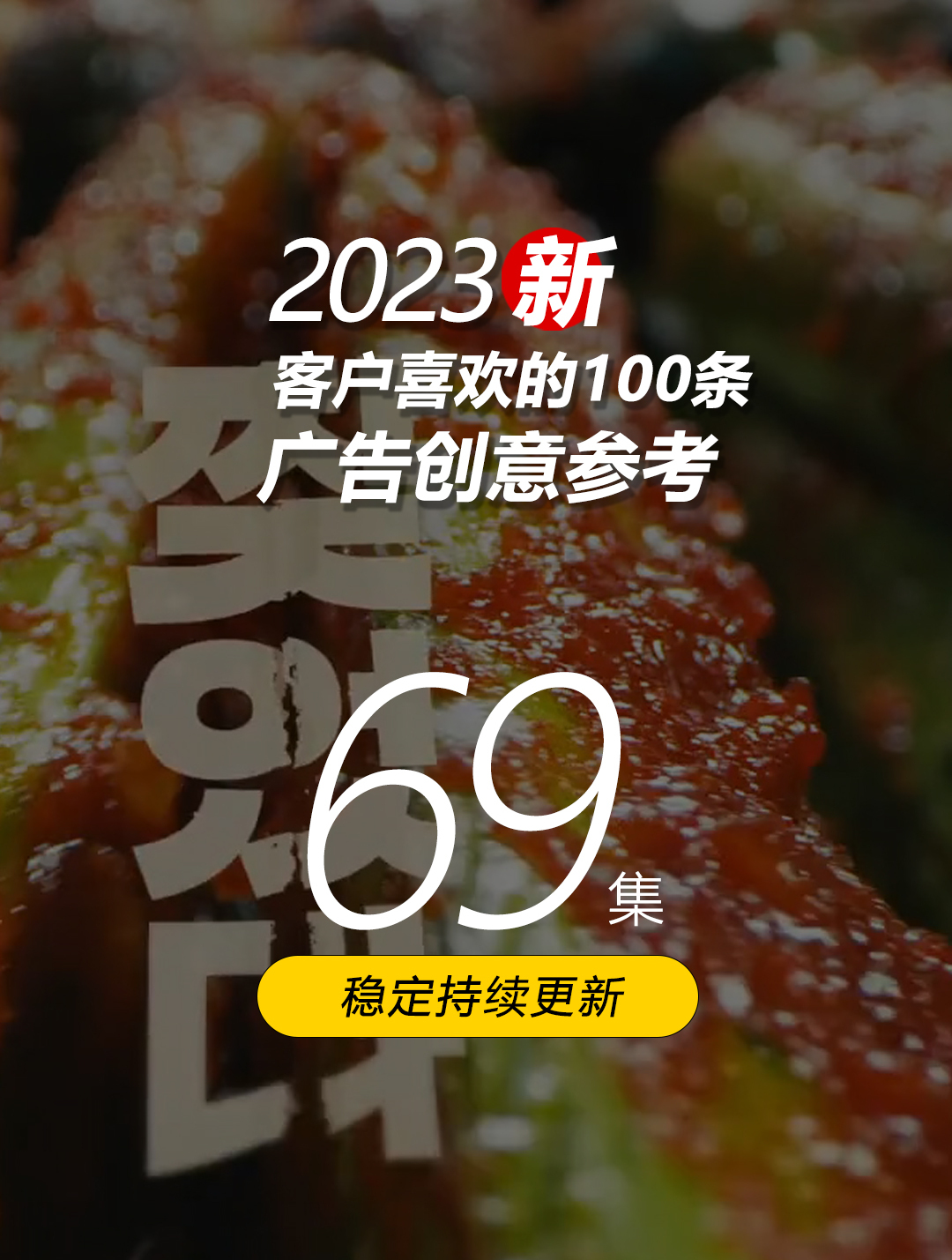 第69集 家电-DIMCHAE 冰箱广告 2023 韩国