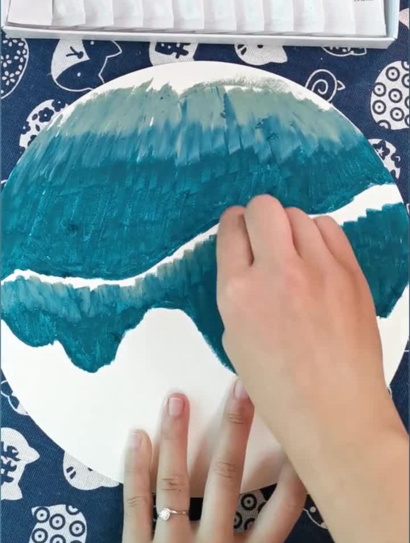 创意儿童美术课题分享-沙滩画手工diy创意美术废旧材料手工