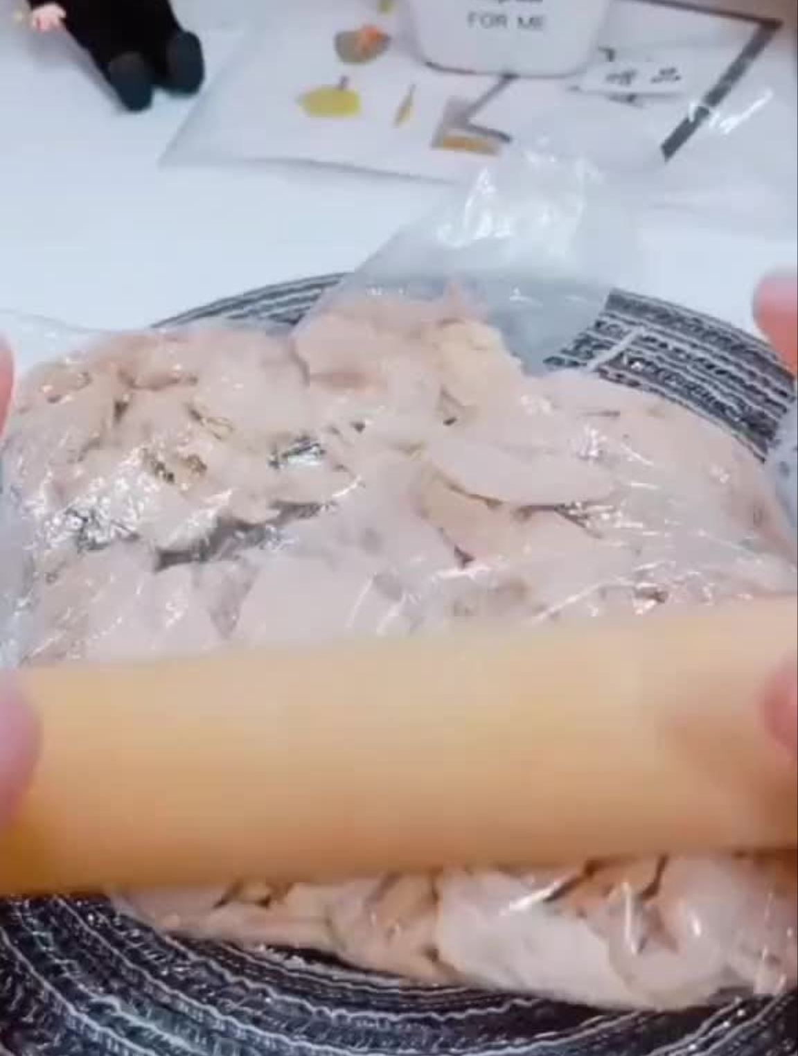 菠菜鸡肉松,吃不完冷冻保存