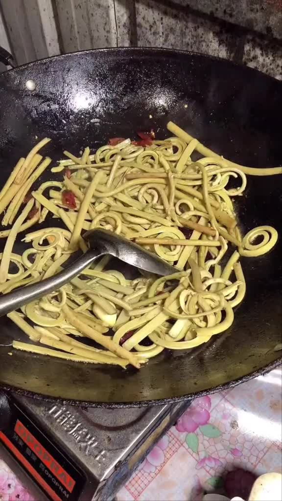 上一个视频有粉丝说这个野蕨菜不能吃