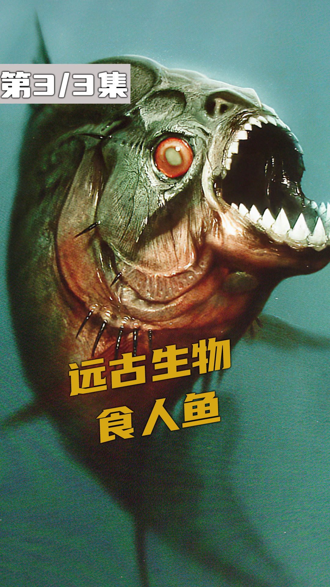 200万年的食人鱼入侵小镇,这大钢牙,嘎嘎给力!
