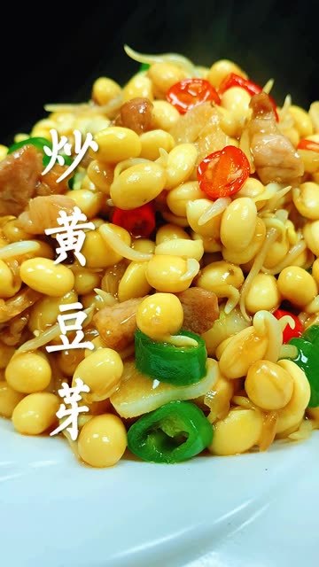 炒黄豆芽,家常做法