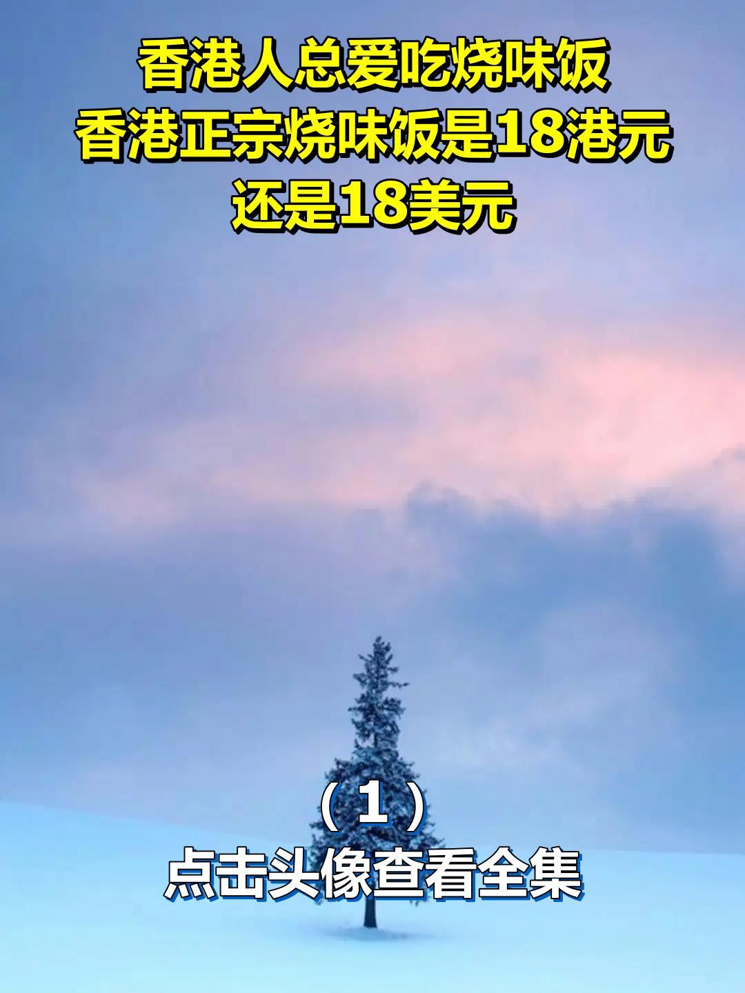 香港人总爱吃烧味饭,香港正宗烧味饭是18港元还是18美元1