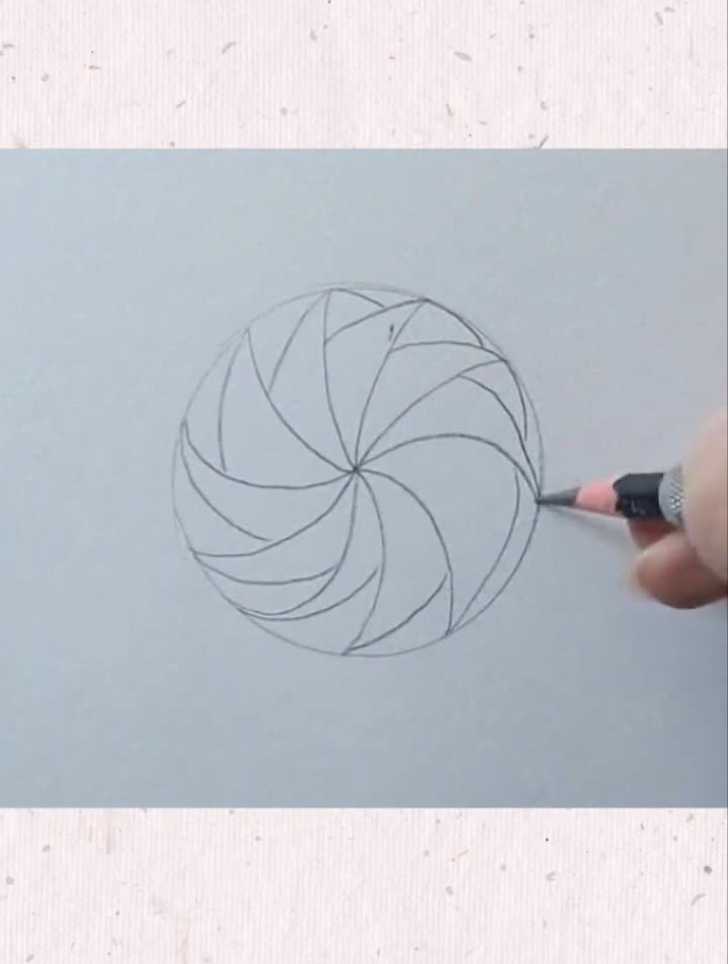 圆形立体画素描画画立体画