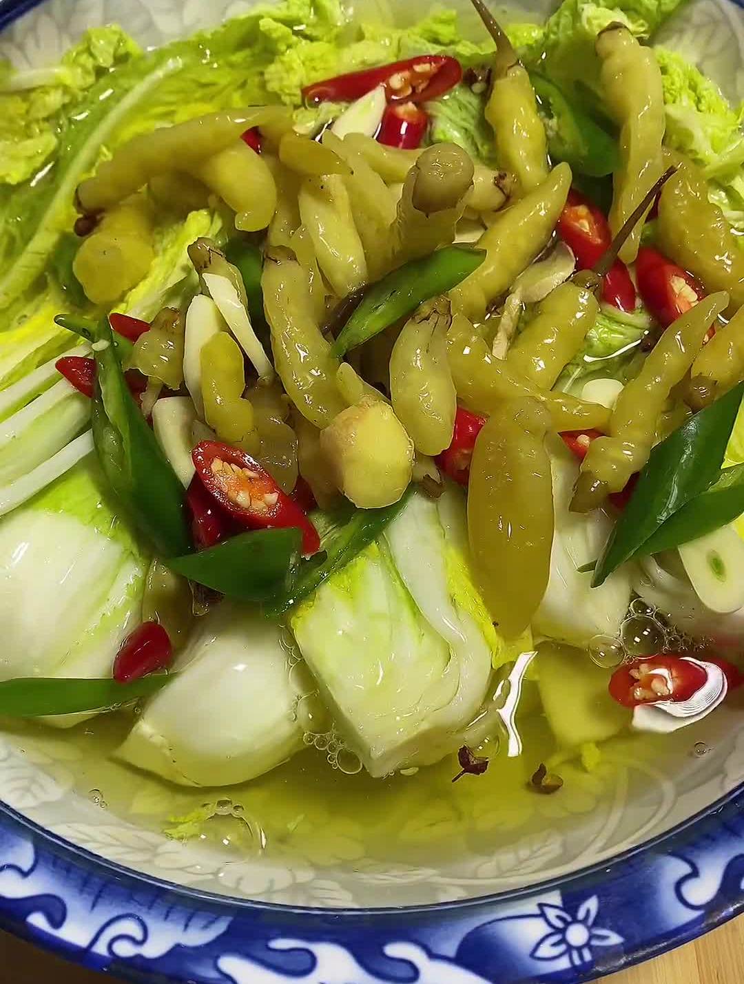 美食腌泡菜腌菜制作