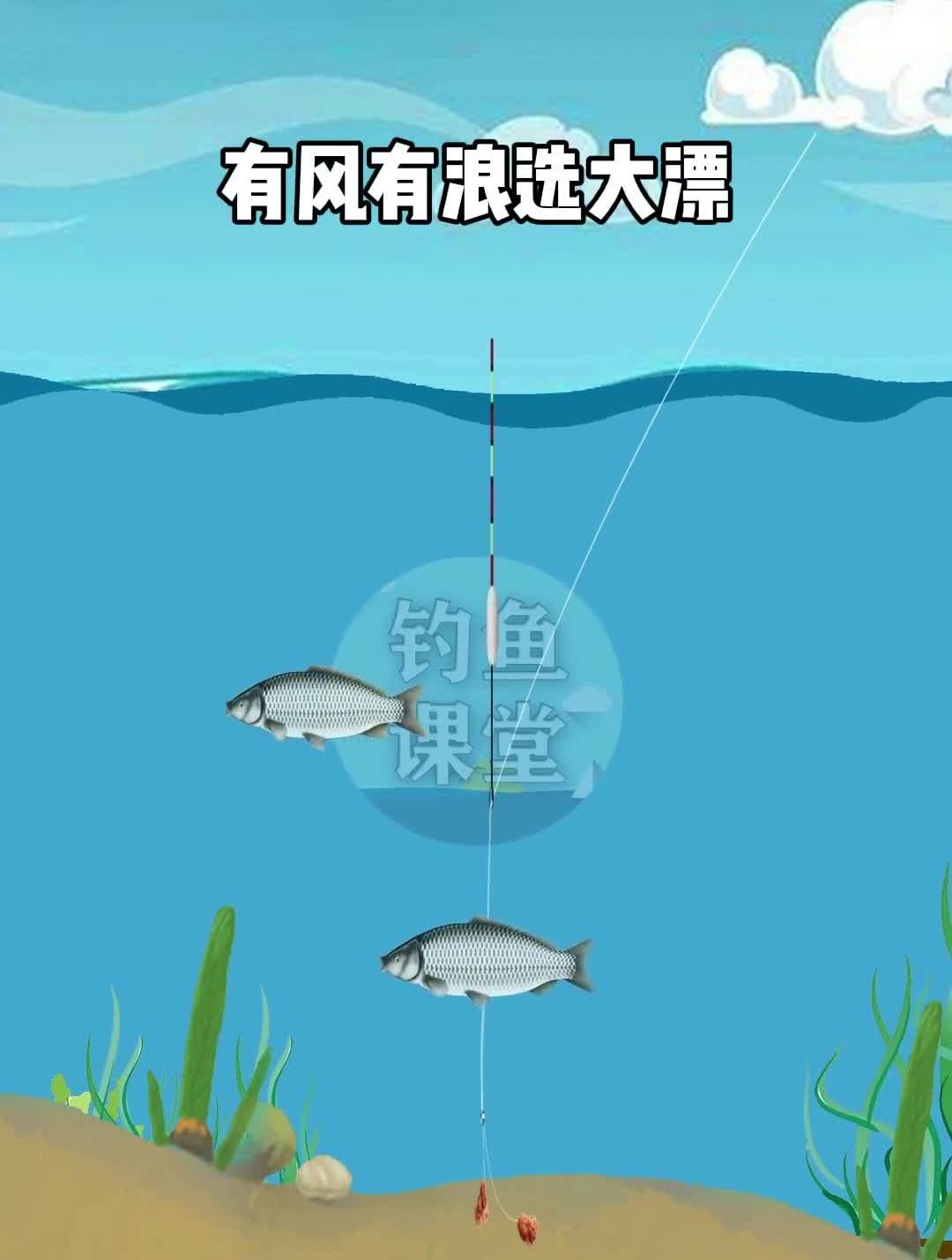 鱼漂大小选择口诀