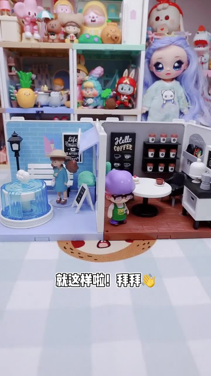 泡泡玛特悠闲时光POP小屋之许愿池