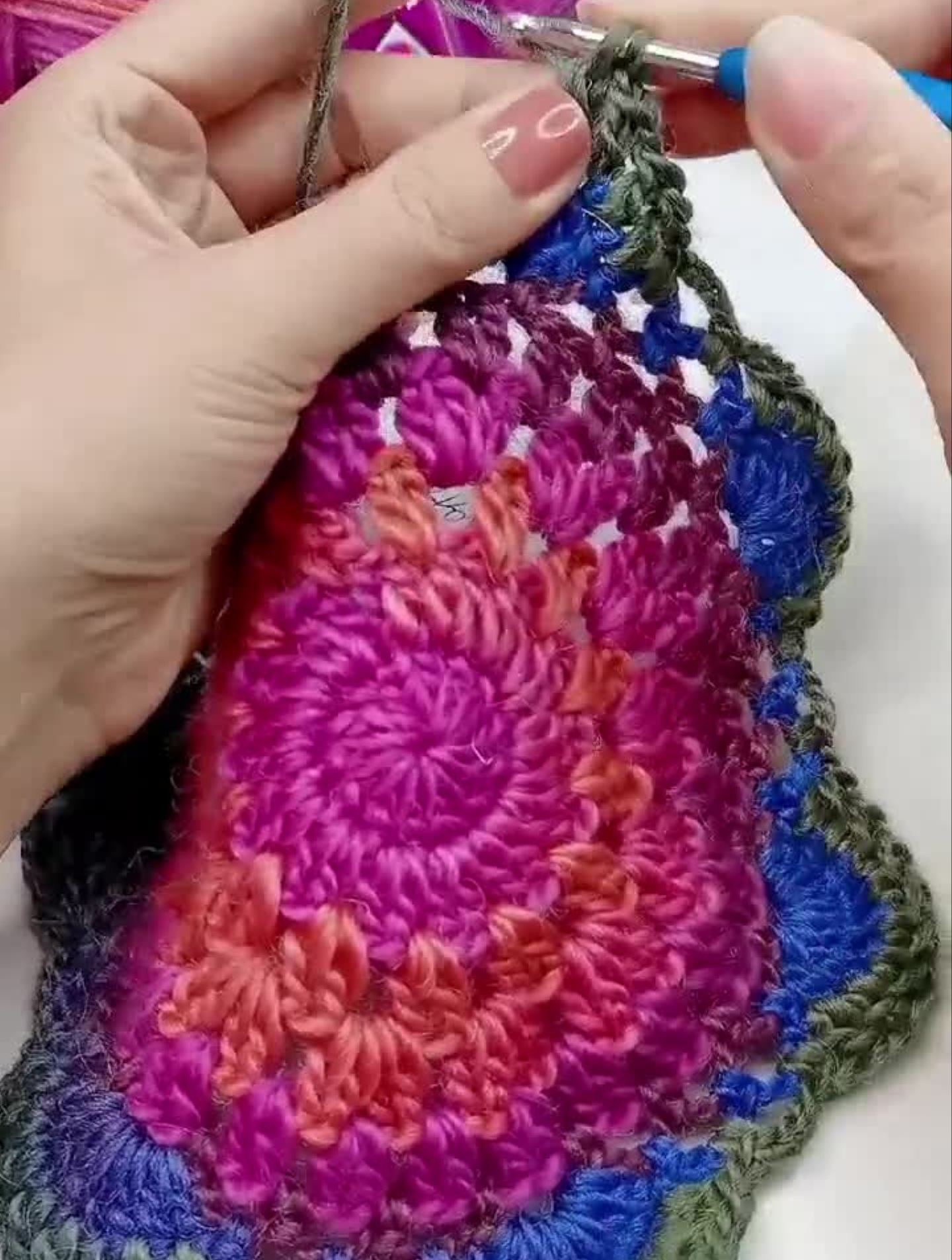 创意手工手工花花帽子渐变色