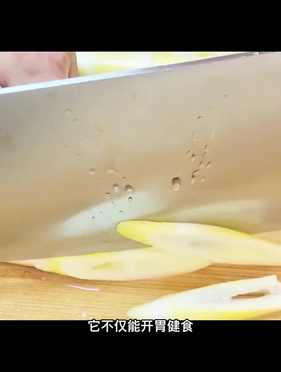 笋炒肉片美食教程