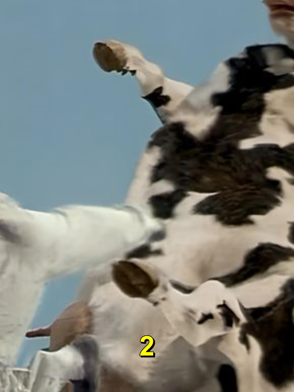 火了20年的奶牛打人表情包终于找到了,看一次笑一次!经典好片2