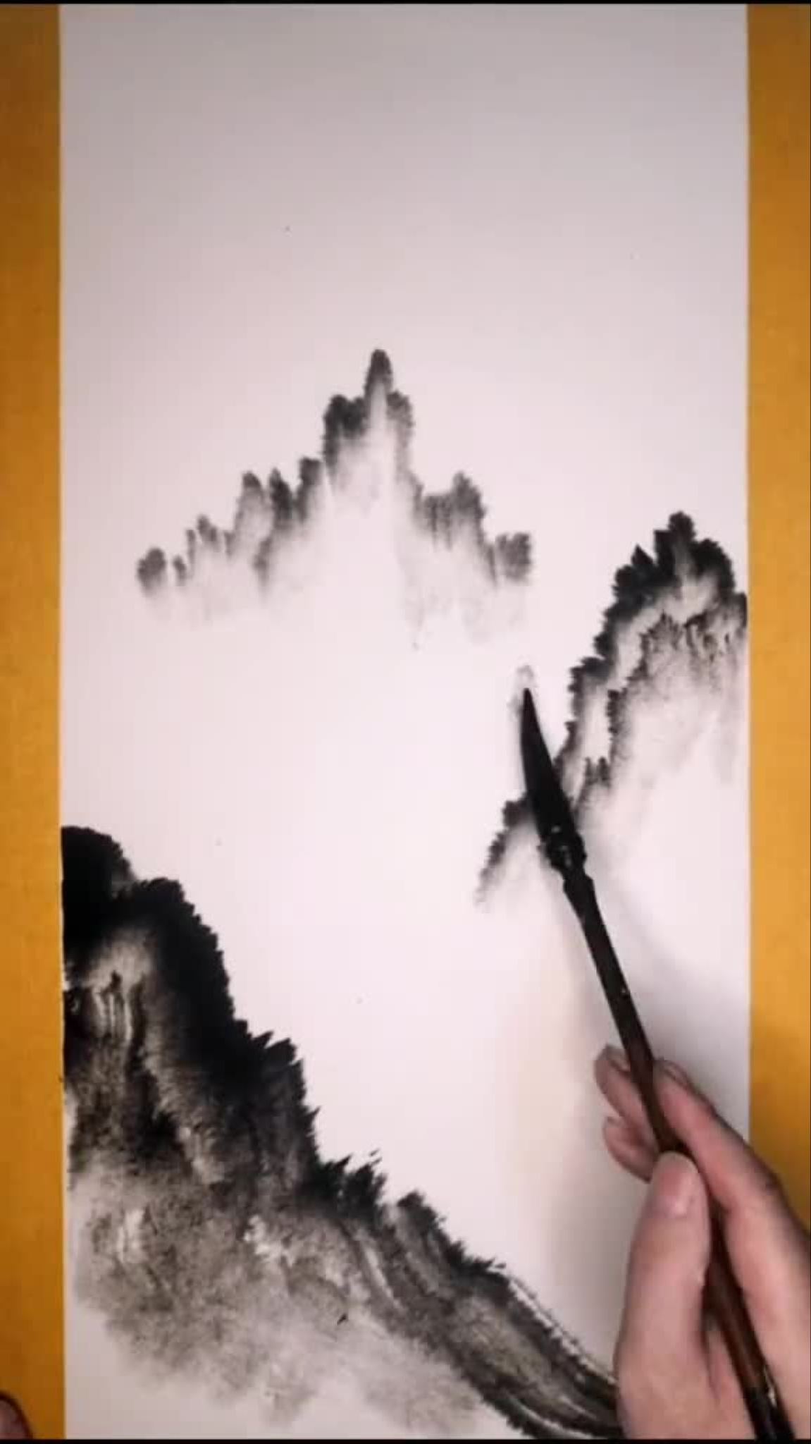 心情好时一切都是充满美好的希望一乐书画国画水墨画