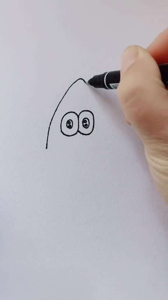 伤心的派大星,简笔画