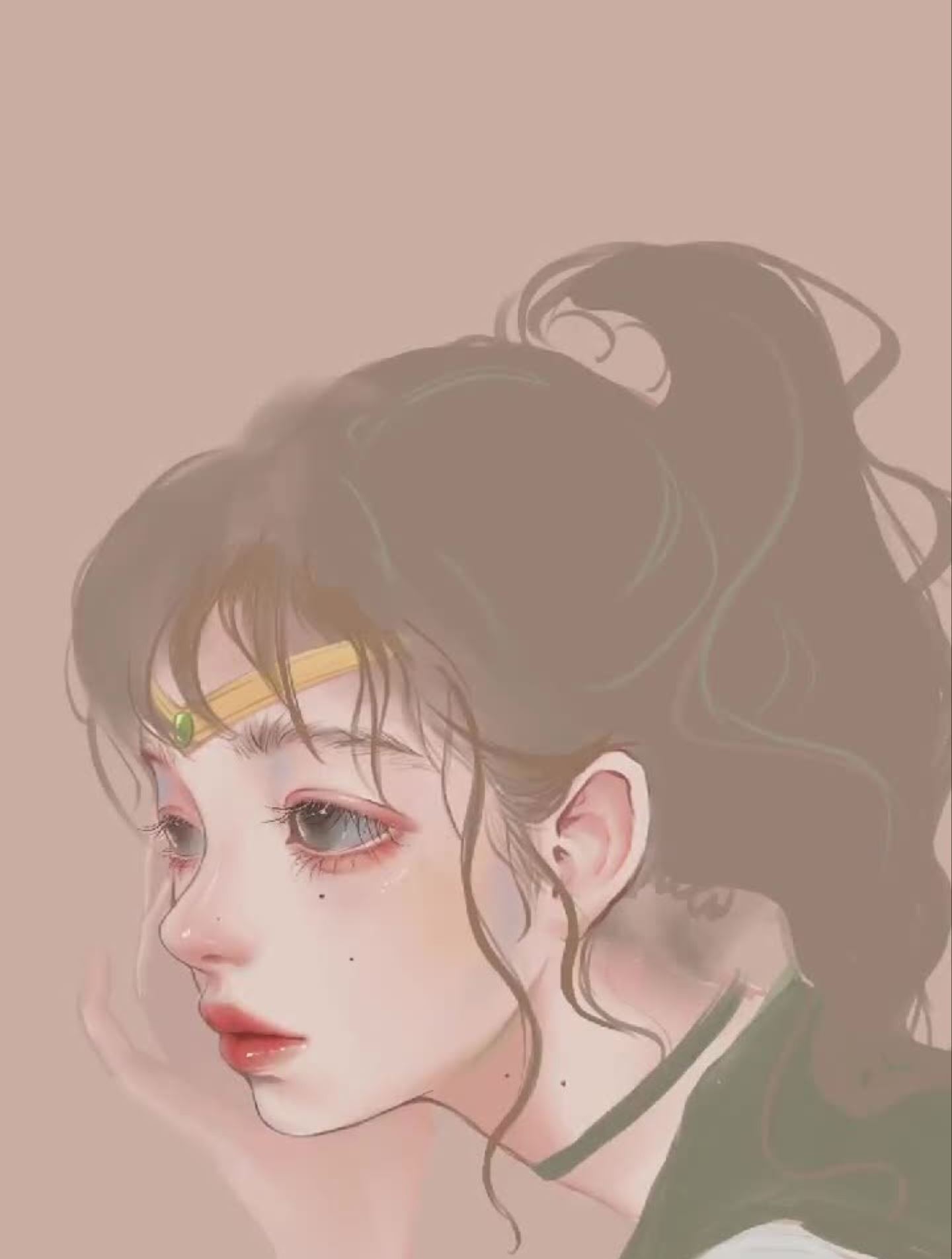有大佬来吗?这个作业简单~画画画中人仿妆美少女战士头像