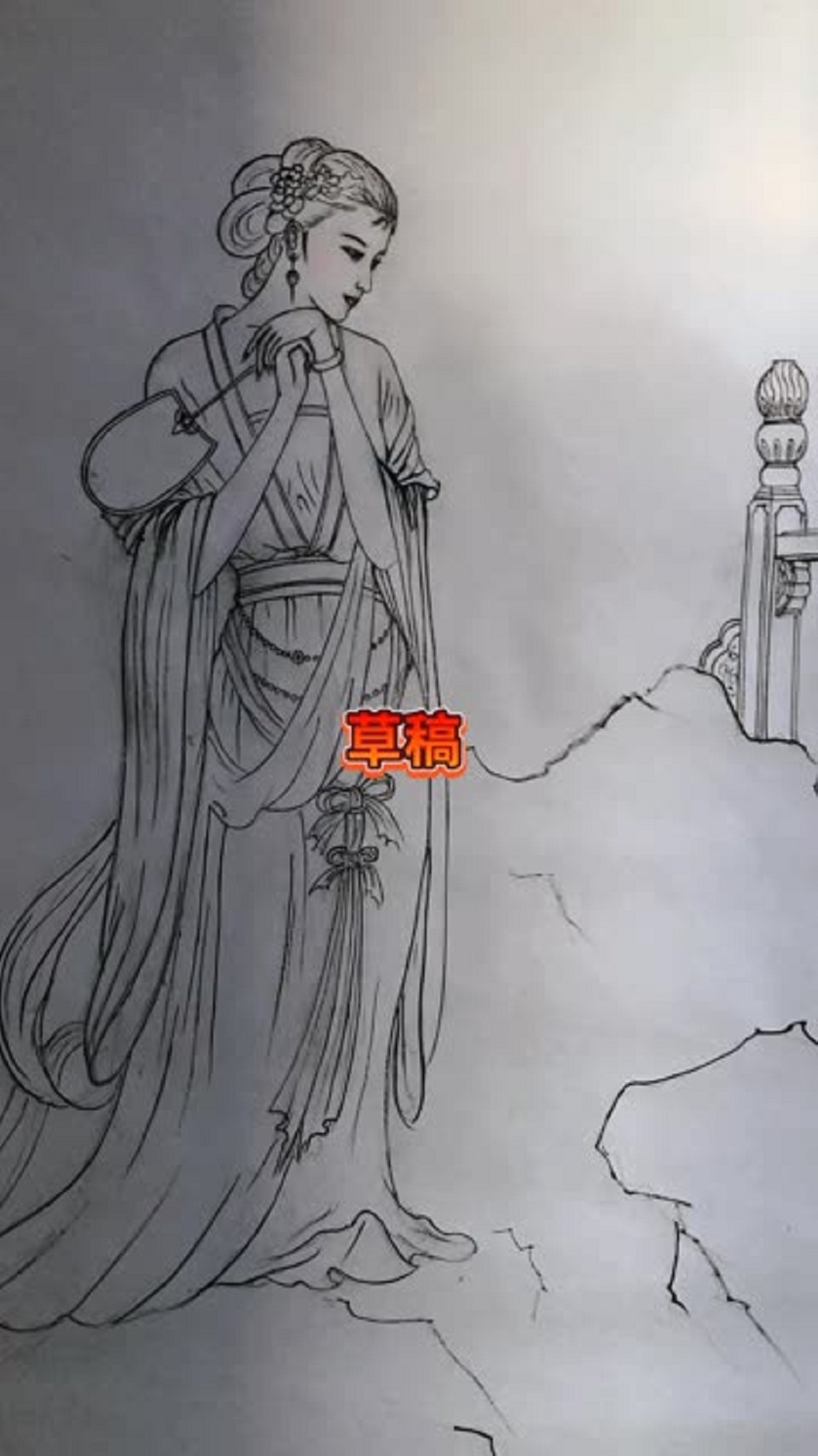 学画画,人物图草稿