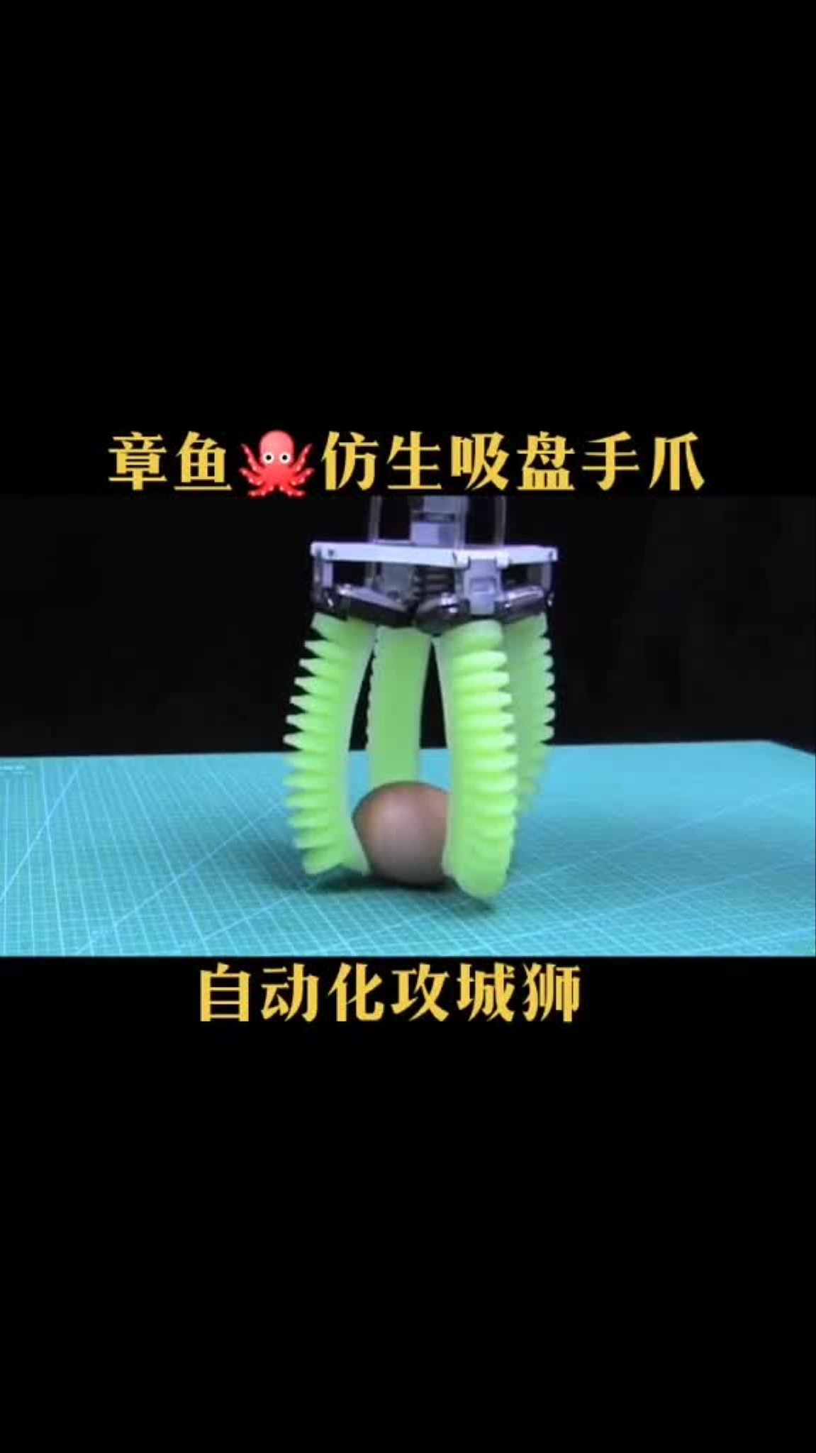 章鱼仿生吸盘高精度高灵敏高柔性高泛用性