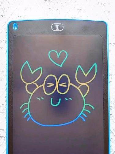 教你画可爱的小螃蟹。用这个画板画画写字太方便了 简笔画