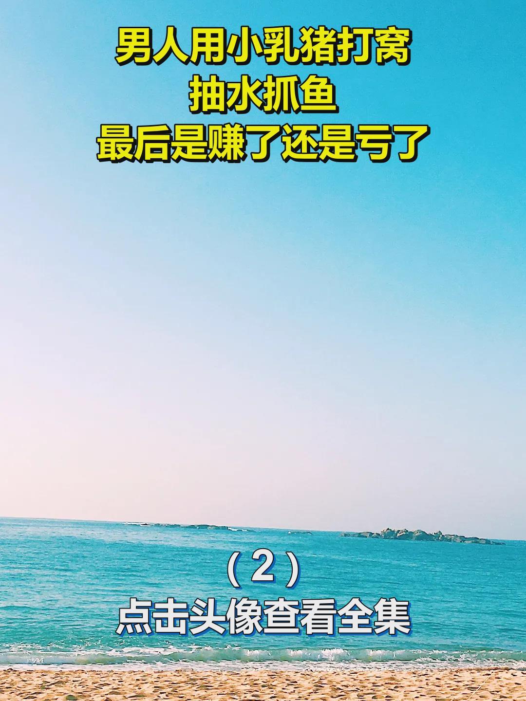 男人用小乳猪打窝,抽水抓鱼,最后是赚了还是亏了?2