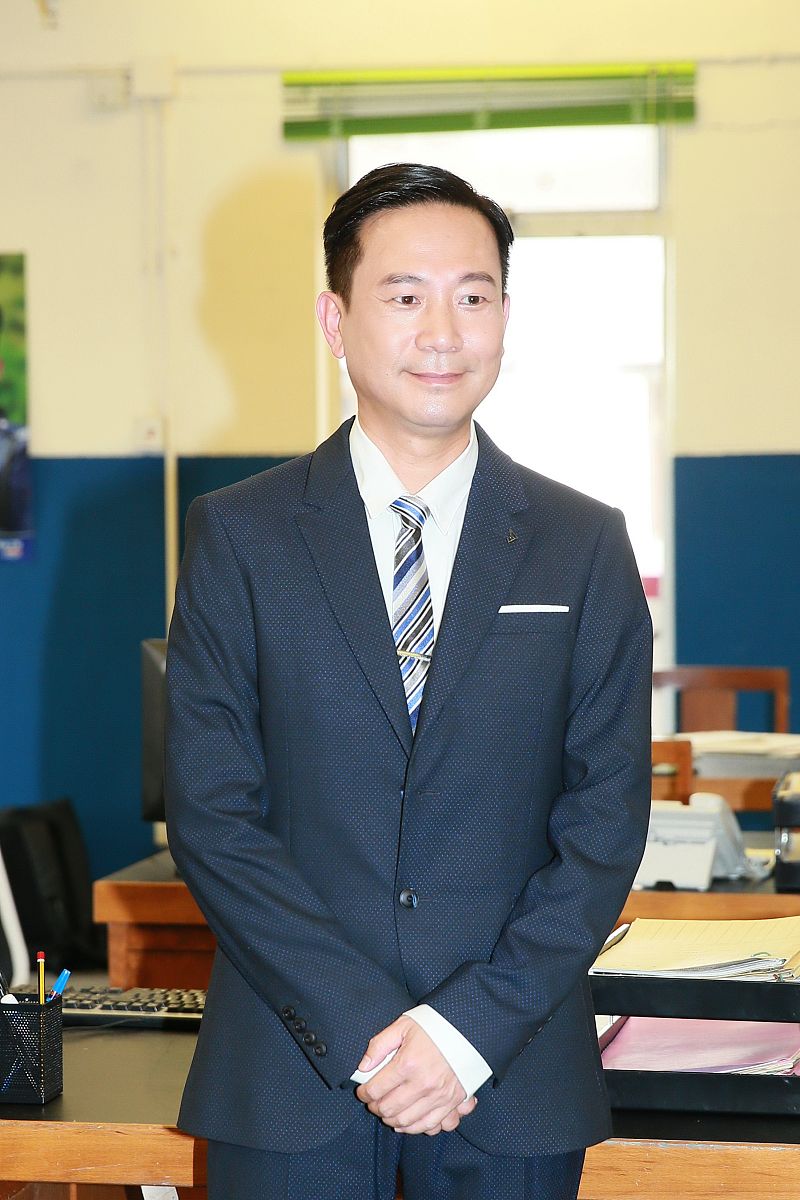 2018年满4月24日,香港,明星现身马来西亚港剧《阳关道》探班活动.