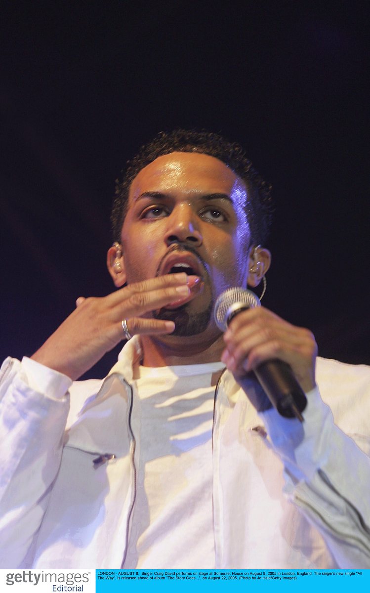 2005年8月8日,英国伦敦,著名歌手克雷格大卫(craig david)在somerset 
