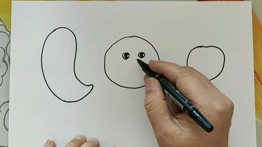 跳舞的蔬菜儿童画