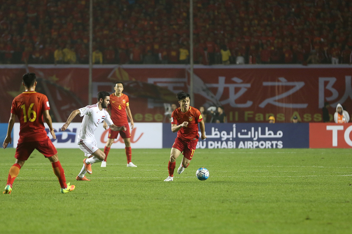 国足0-1输给叙利亚 18次射门未进球