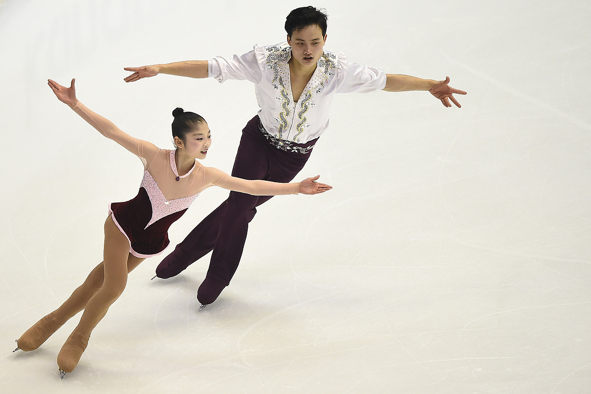 sapporo, japan - february 25:  tae ok ryom and ju sik kim of kor