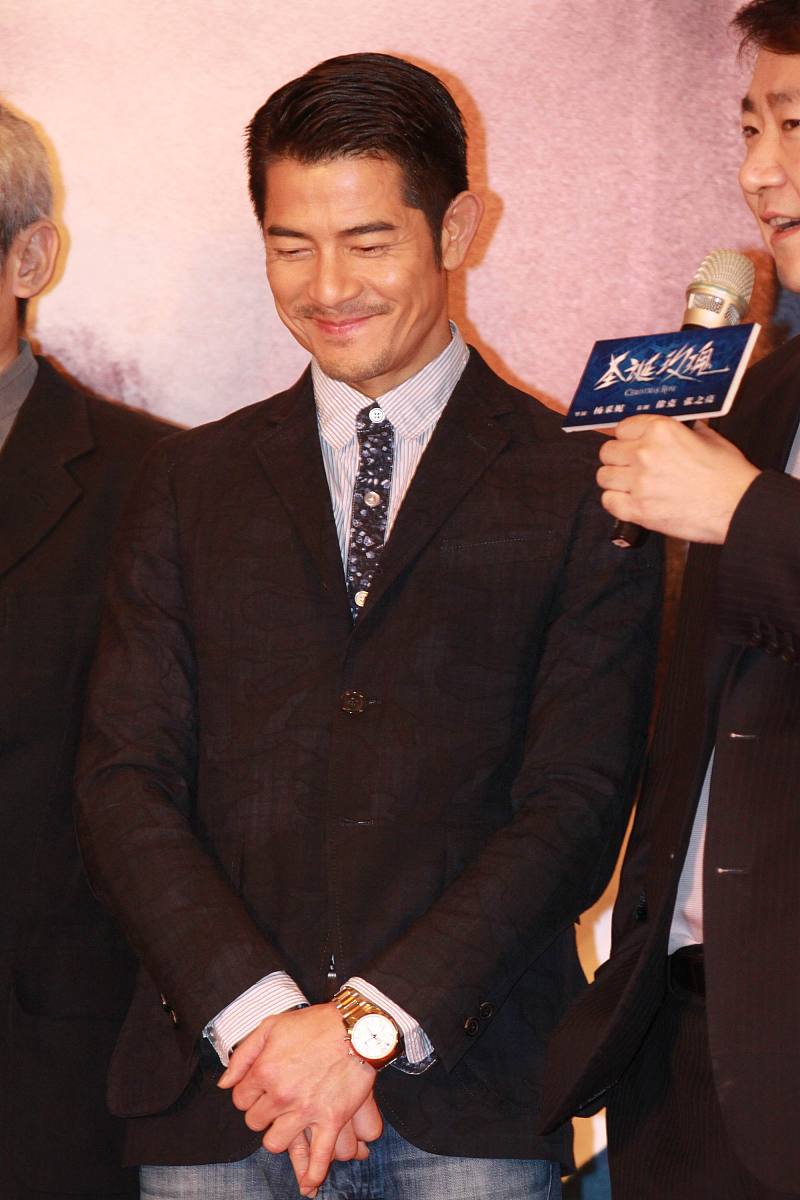 2013年05月20日,北京,电影《圣诞玫瑰》发布会举行.***_***郭富城