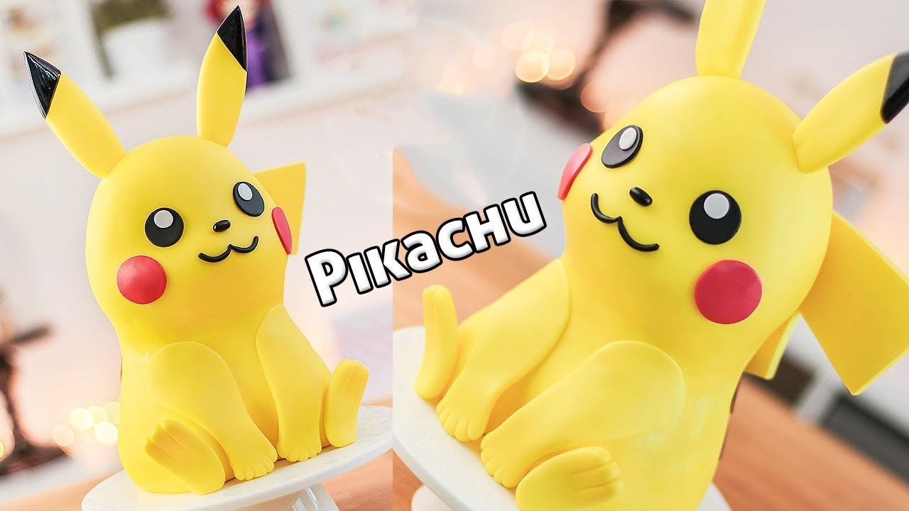 手把手教你做皮卡丘蛋糕,一分钟就学会,孩子吃到停不下来!