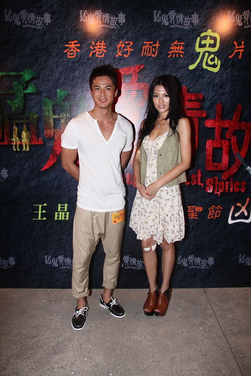 2011年8月31日,香港,电影《猛鬼爱情故事》于西贡一学校进行拍摄.罗仲