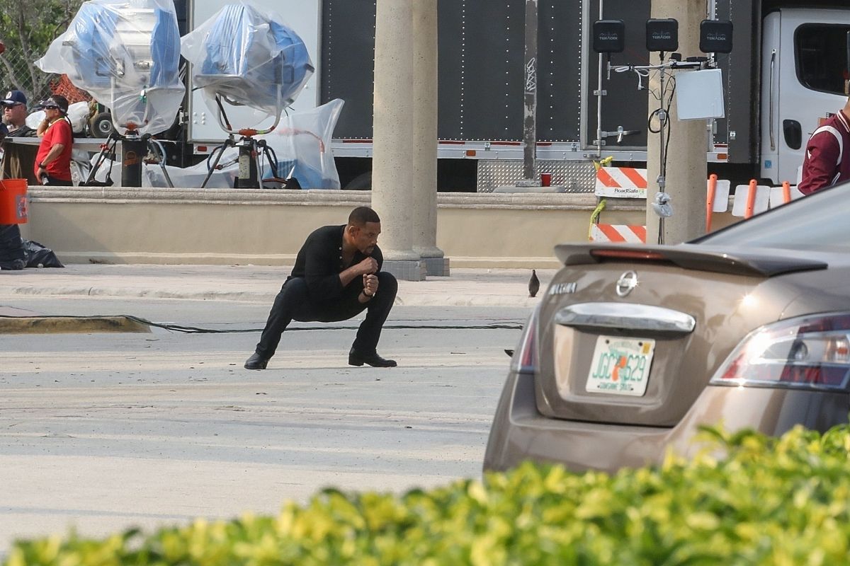 当地时间2019年4月3日,美国迈阿密,电影《绝地战警3》(bad boys for l